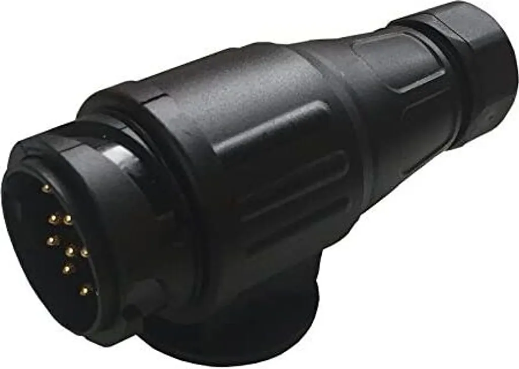 Fiche remorque 13 pôles en ABS robuste avec contacts cuivre 12V AUTO