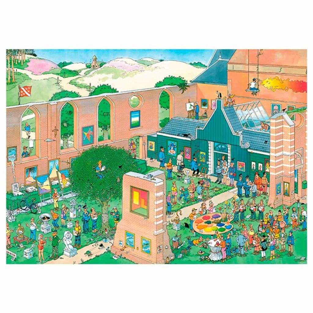 Jan van Haasteren - Der Kunstmarkt - 1000 Teile, 1000 Produktbild 