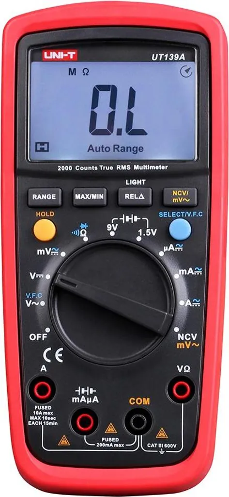 Compteur universel UT139A UNI-T : Multimètre de maintenance MIE0154