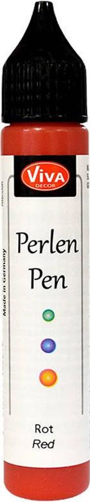 Viva Decor 116240001 ViVA DECOR Perlen Pen, 28 ml, rot Zdjęcie produktu 