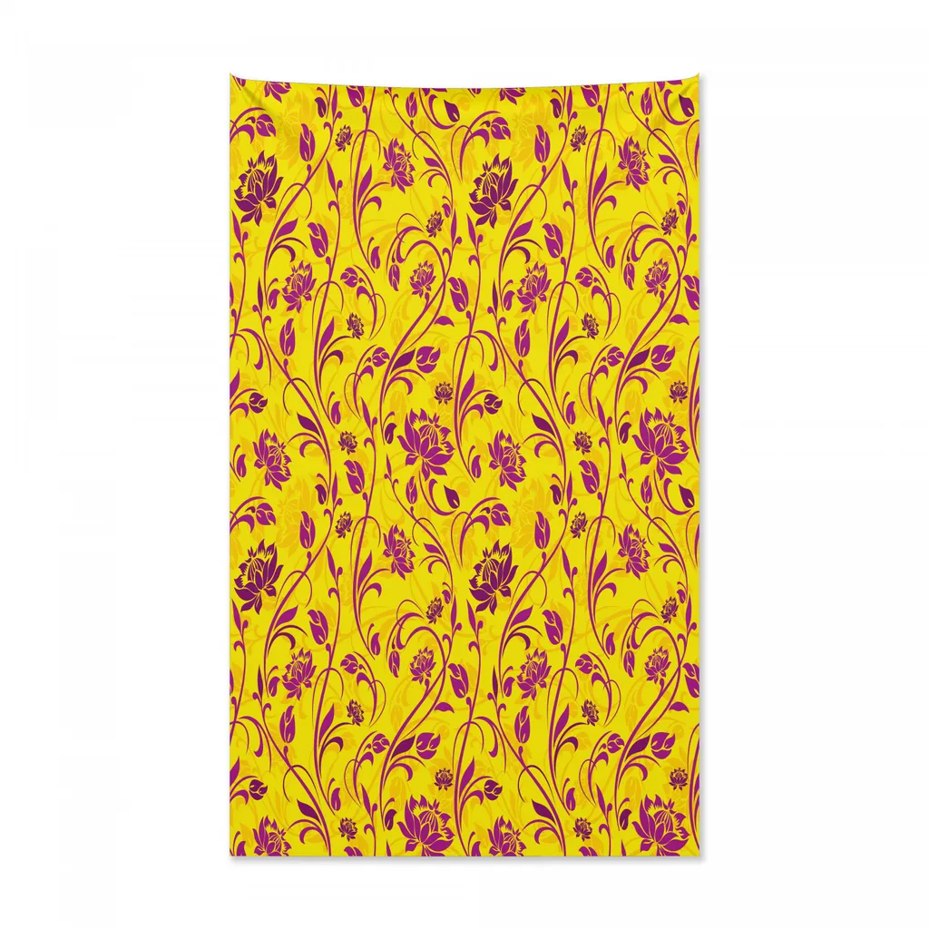 Abakuhaus Telo Arredo Floreale 140x230 cm Microfibra Morbida