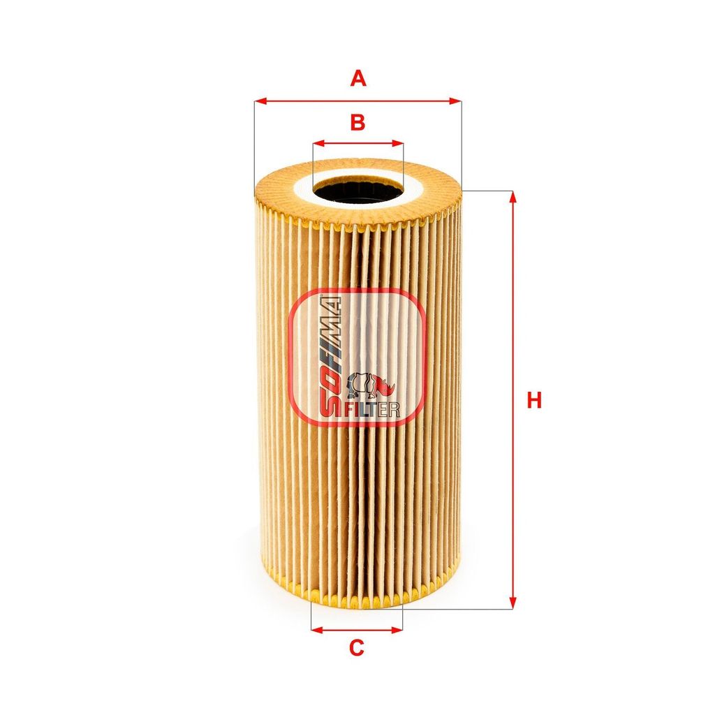 Ölfilter SOFIMA S 5095 PE Filtereinsatz passend für MERCEDES-BENZ C-Klasse Limousine (W202) E-Klasse Limousine (W210) G-Klasse SUV (W463)