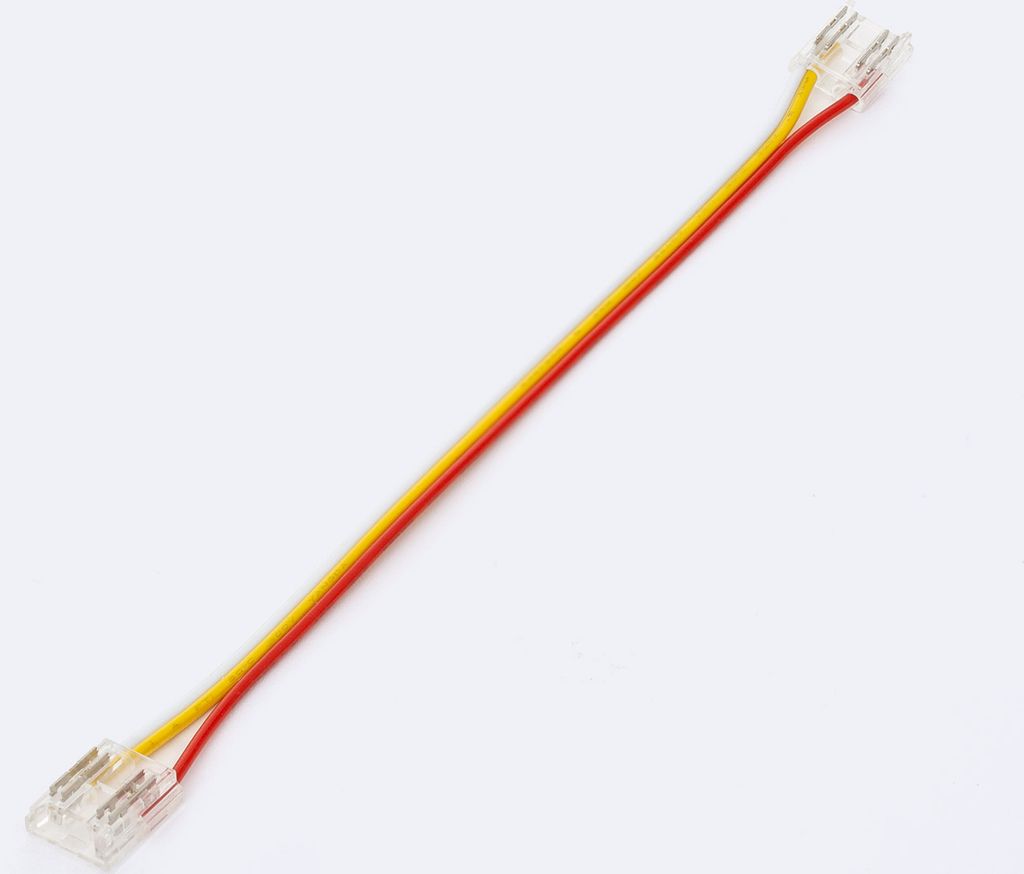 Doppelter Clip-Verbinder mit Kabel für LED-Streifen CCT 24V Produktbild 
