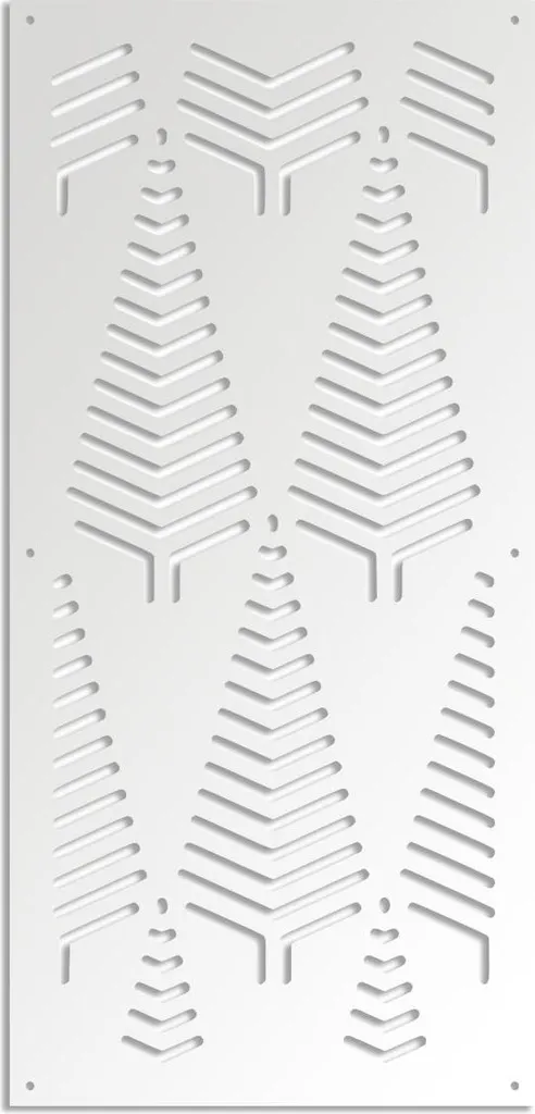 Frangisole SPEAR Bianco 50x150 in PVC | Divisorio Decorativo di Lusso