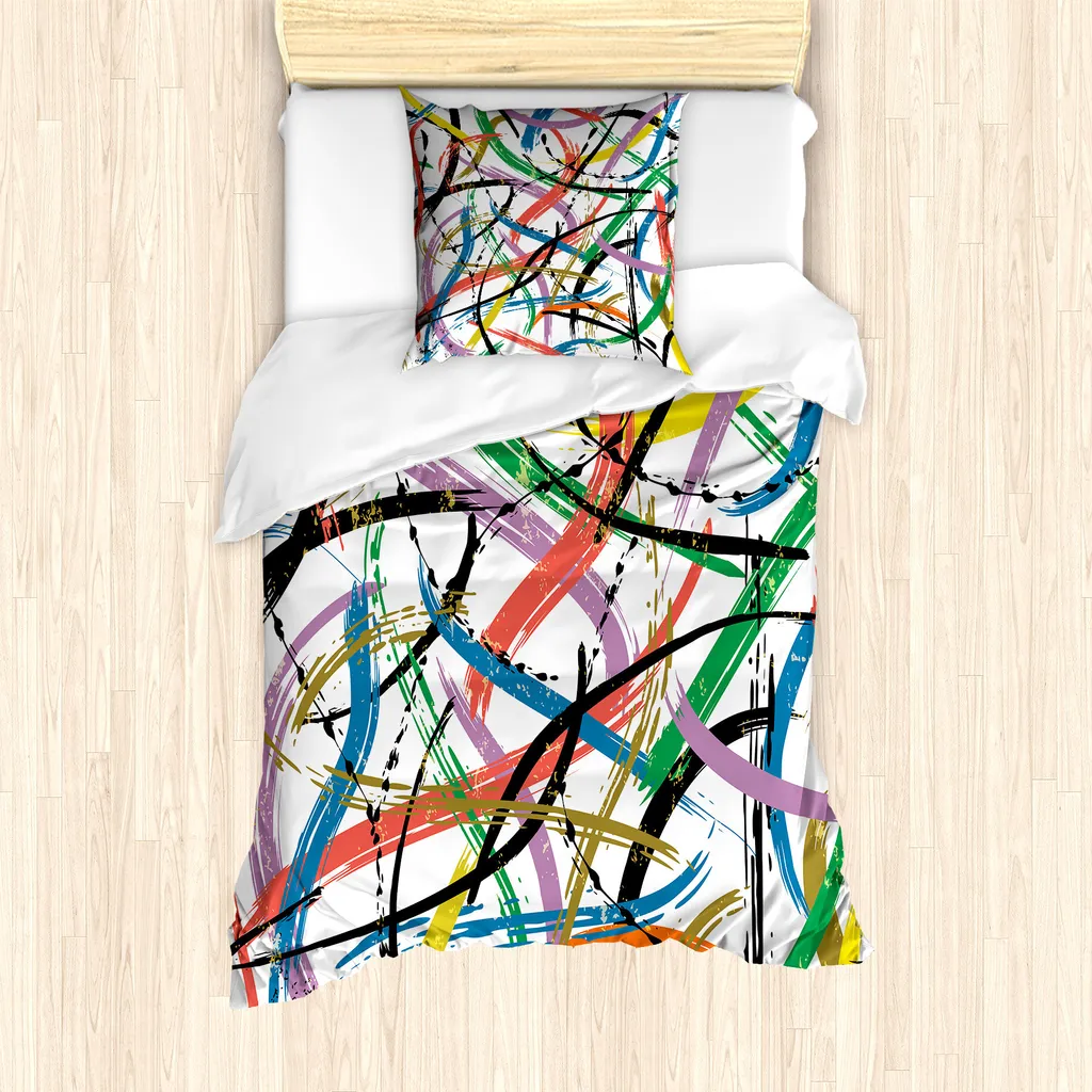 Copripiumino Astratto ABAKUHAUS: Colori Moderni 135x200 Antiacaro