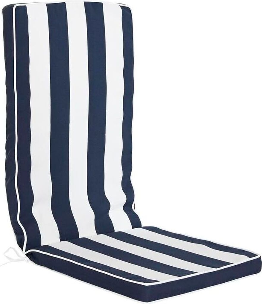 Kissen DKD Home Decor Weiß Marineblau Streifen 42 x 4 x 115 cm