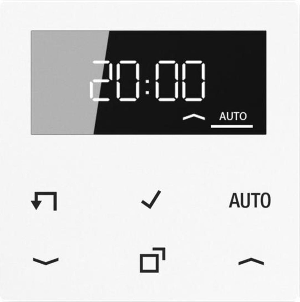 Jung A 1750 D WW Minuteur standard avec écran blanc alpin Image du produit 