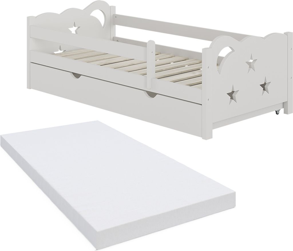 Letto per bambini Vitalispa Jessica Bianco 80x160 cm con Immagine del prodotto 