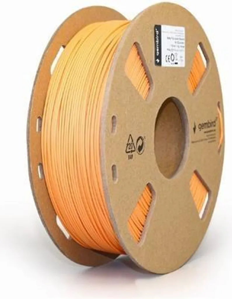 Crea Progetti Vivaci con PLA Gembird Arancione TIF058120 - 1.75mm 1kg