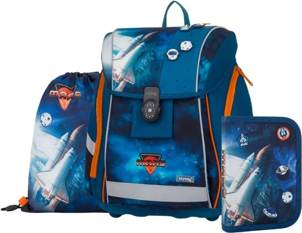 Cartella Spaziale Premium Light Mars Blu: Ergonomia e Chiusura Magnetica