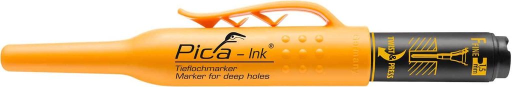 Pica Marker Pica-Ink - 10 Stück(e) - Schwarz - Fibre tip - Produktbild 