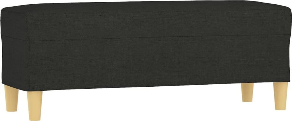 vidaXL Lavice černá 100x35x41 cm Látka Obrázek produktu 