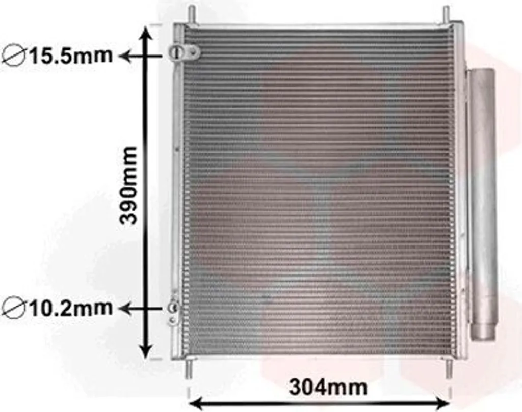 Stop aux fuites de clim : Condenseur VAN WEZEL 32005244 pour PEUGEOT iOn