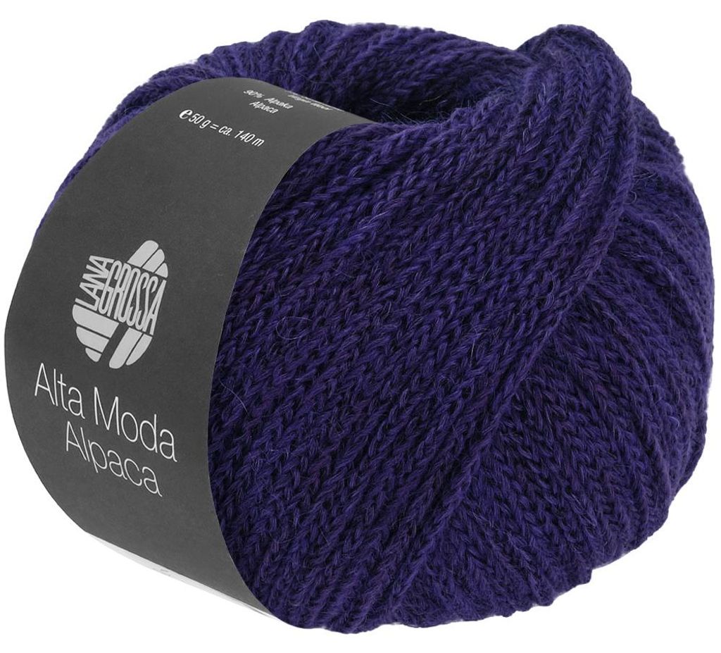 Lana Grossa - Alta Moda Alpaca 0108 dunkelviolett Produktbild 