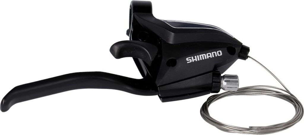 Levier F+C Shimano ST-EF 500 4 doigts 7 vitesses. droite, V-Brake, 2050mm, noir