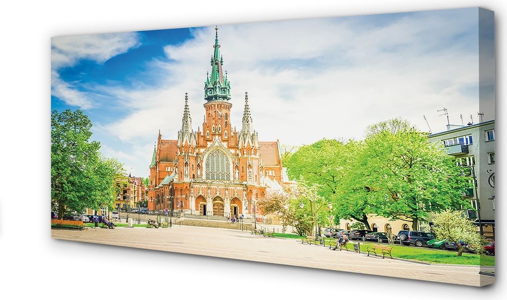 Leinwandbild 100x50 Wandkunst Krakow Dom