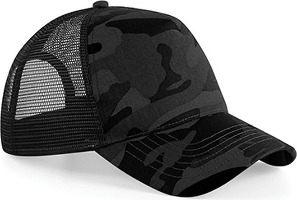 Beechfield B694 | Camo Snapback Trucker Cap / Cap - Colore: Immagine del prodotto 