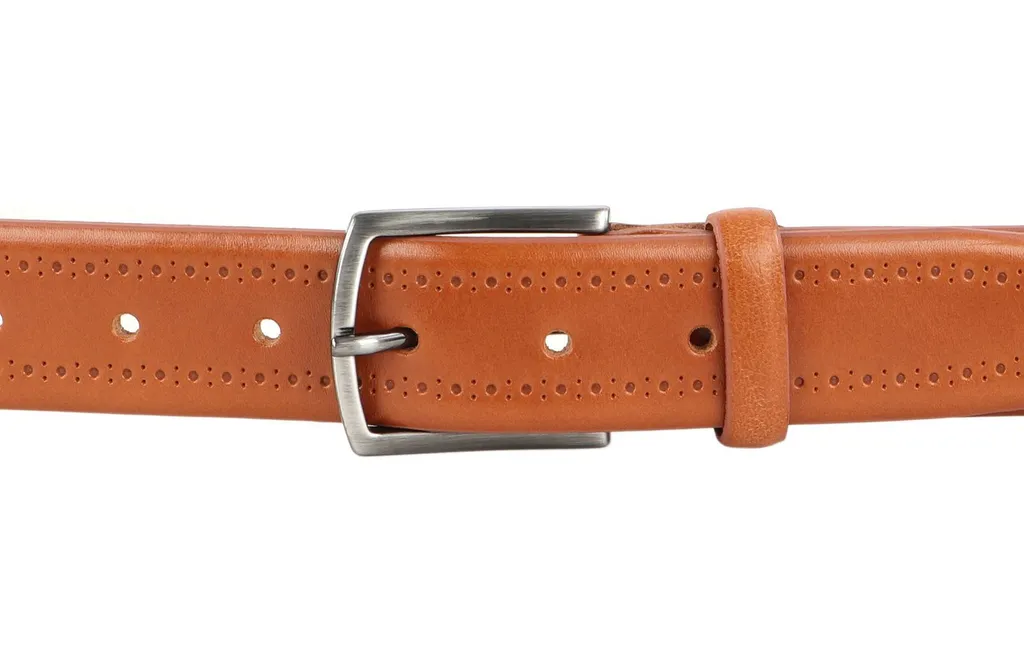 Stile Cognac: Cintura Vanzetti W80 in Pelle Marrone | Must-Have Stagione - 2