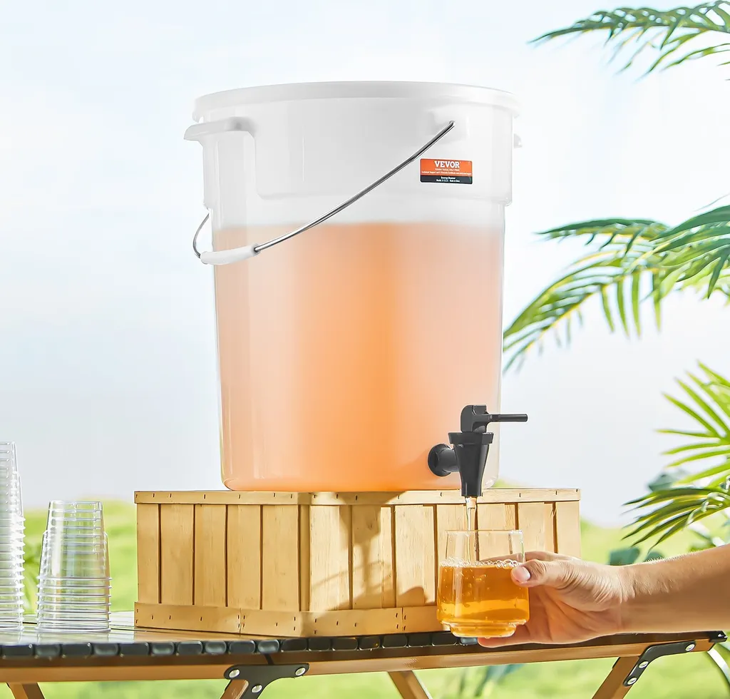 Pack de 2 Distributeurs de Boissons 19L avec Robinet pour Buffet - 8
