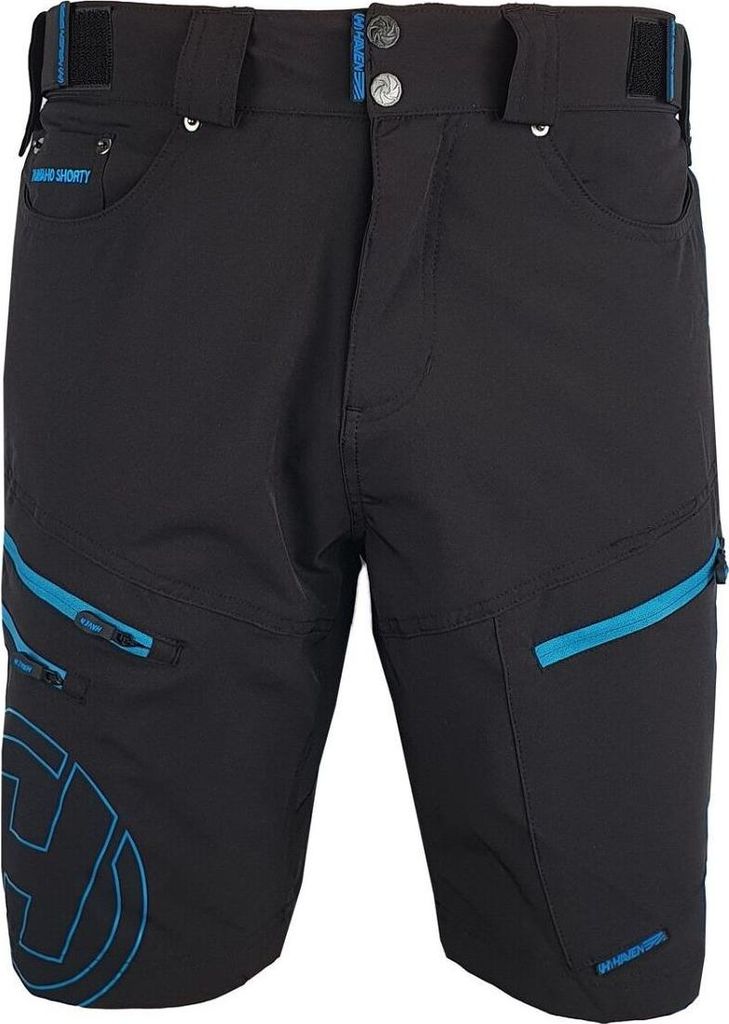 HAVEN Fahrradshorts ohne Träger - NAVAHO SHORTY - Blau/Schwarz M