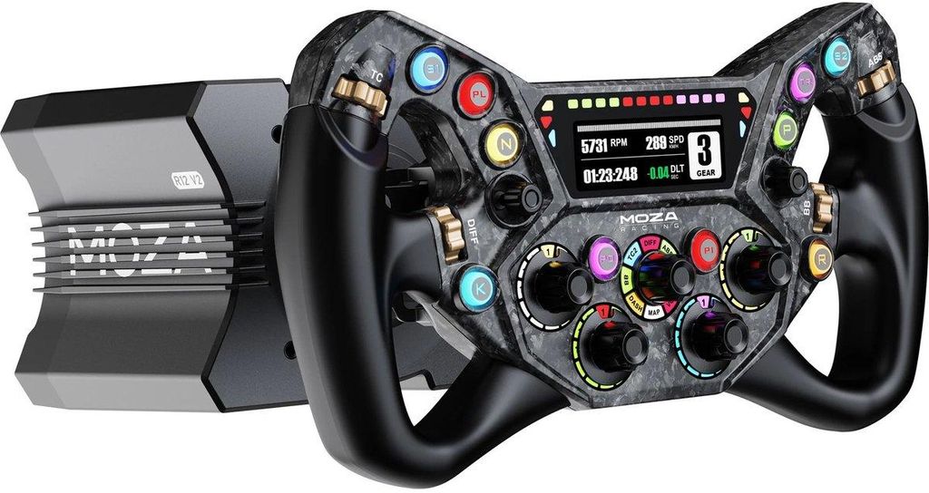 MOZA R12 V2 + KS Pro – Direct Drive Sim Racing Set 12 Nm für PC