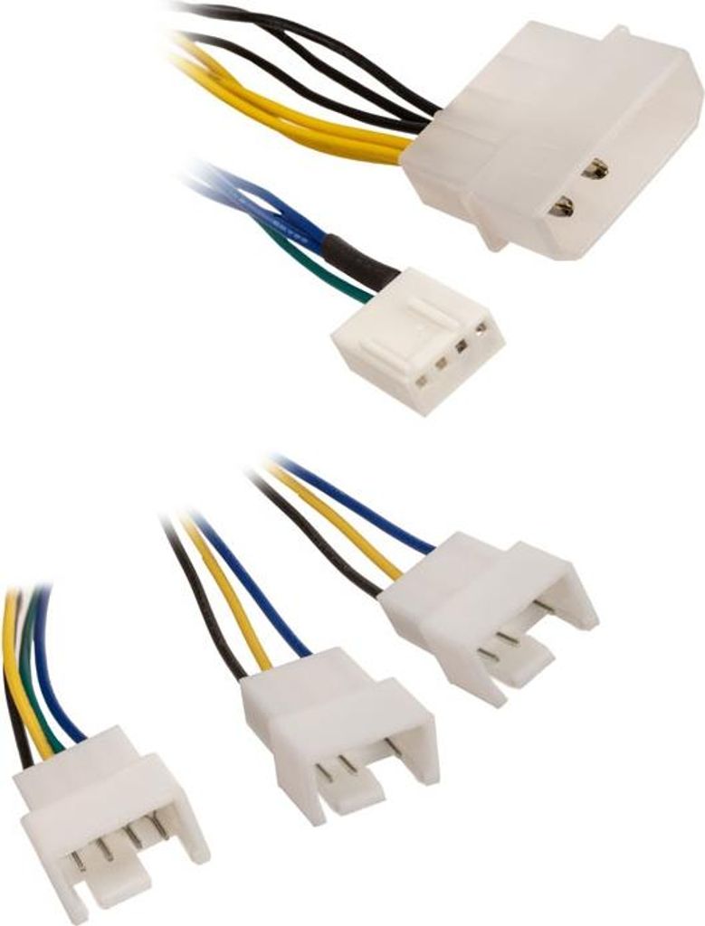 akasa ak-cb002-kt02 PWM Splitter-Kabel Schwarz