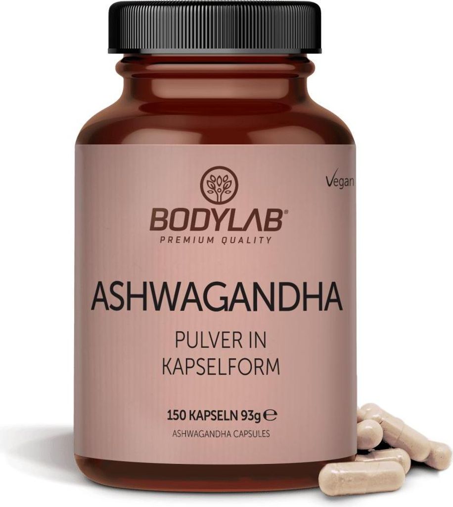 BODYLAB Ashwagandha Pulver - 150 Kapseln Produktbild 
