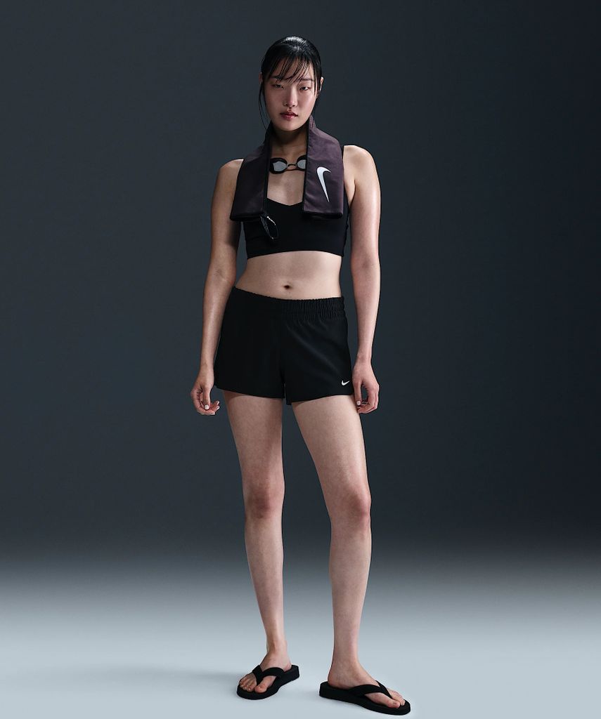 NIKE SWIM VOLLEY COVER-UP SHOR black M