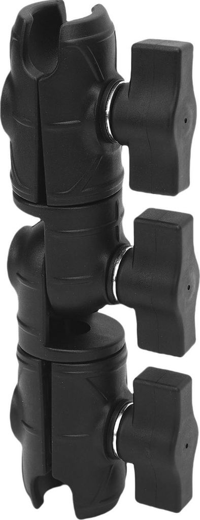 Doppelsockel-Schwenkarm mit zwei 1-Zoll-Kugelpfannen, hochbeständiges Nylon für Motorrad- und Autotechnikmaschinen