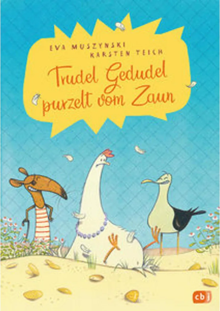 Livre Trudel Gedudel purzelt vom Zaun - Album illustré rigolo