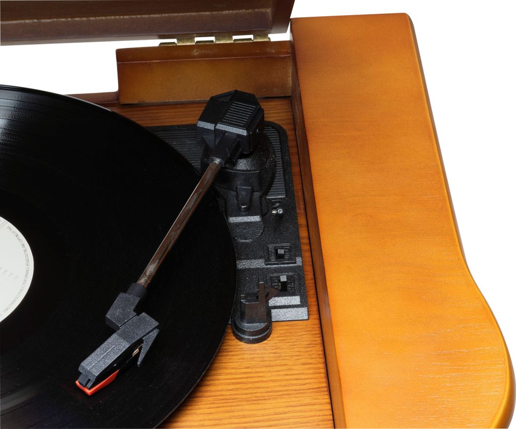 Denver MCR-50MK2 Retro drevený gramofón s rádiom CD kazetou Obrázok produktu 27
