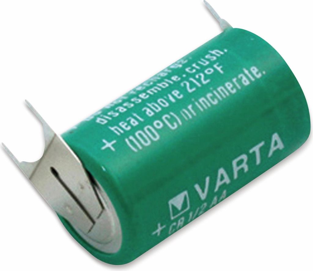 VARTA Lithium-Batterie CR 1/2AA-SLF, Print 2/1++/-, 3 V-, 950 mAh