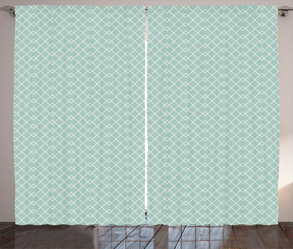 Rideau pour Salon Grande Largeur 280x225 cm Motif Abstrait et Chic