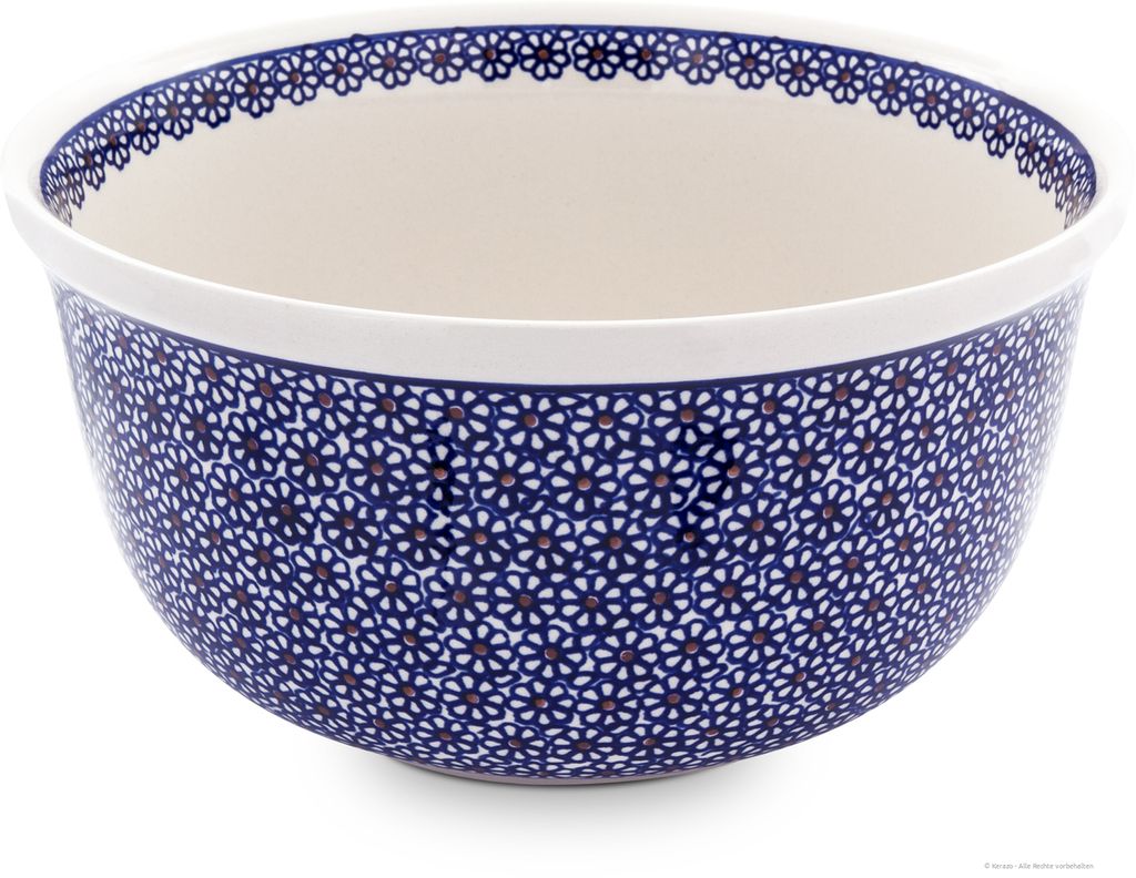 Original Bunzlauer Keramik-Schale 14 Cm, Retro-Dekor – Spülmaschinen- & Mikrowellengeeignet