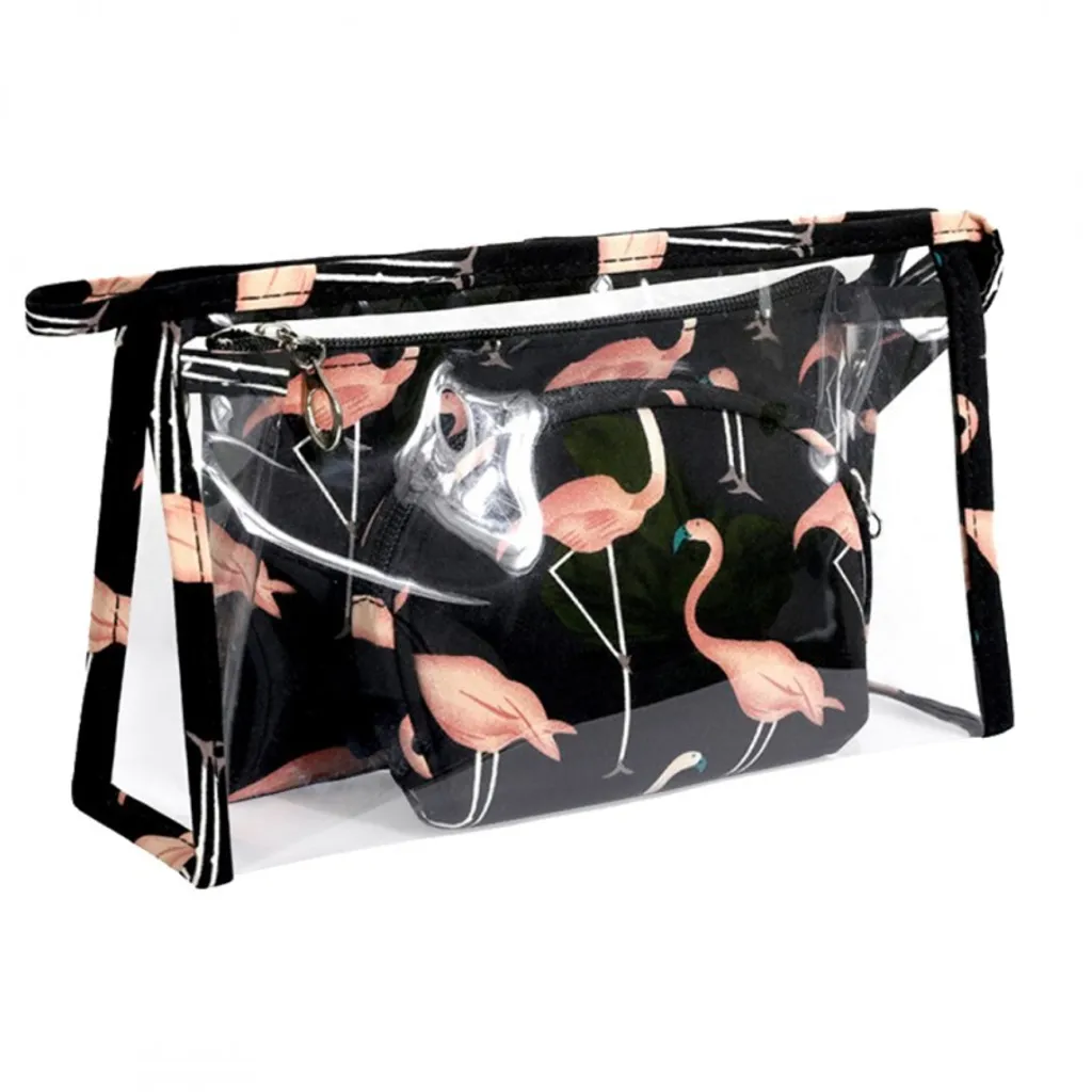 Trousse Viaggio 3 in 1 Flamenco Mystique - Set Organizer Make-up Impermeabile