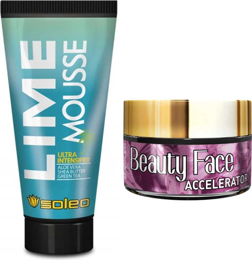 Soleo Lime Mousse + Jar Beauty Face