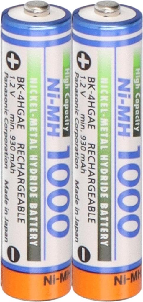 2x Panasonic AAA Akku ́s Accu Ni-MH Micro 1,2V 1000mAh DECT Siemens Telefon