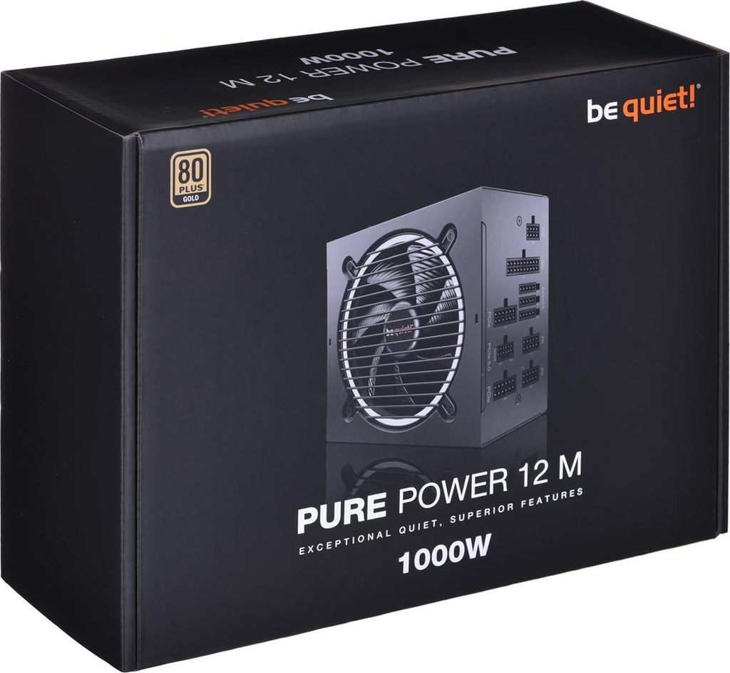 pure Power 12 M Napájací zdroj 1000 W 20+4 pin ATX ATX Obrázok produktu 