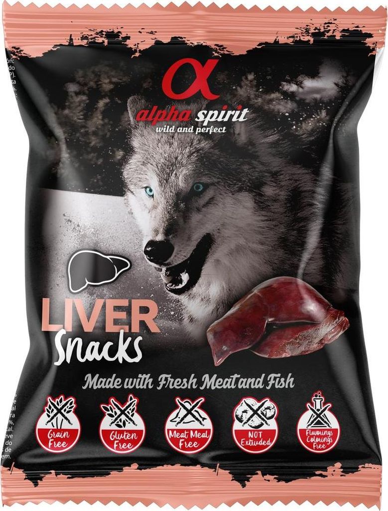 alpha spirit Snack chien cubes foie 50 g Image du produit 