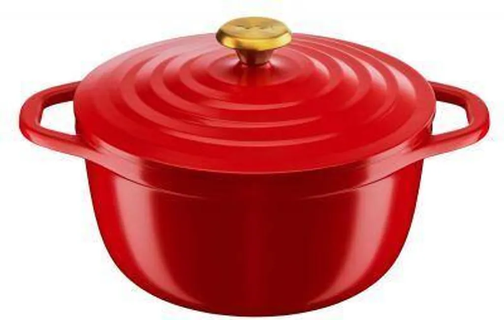 Casseruola Tefal con coperchio 24 cm Air red TefalE2544655