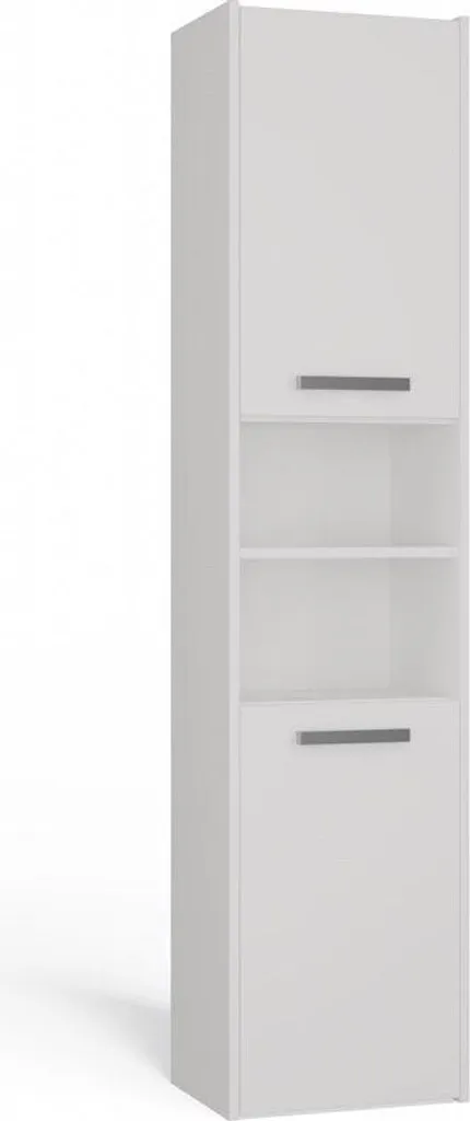 Arredo Bagno 40 cm Bianco per Tutta la Famiglia | Ante Regolabili