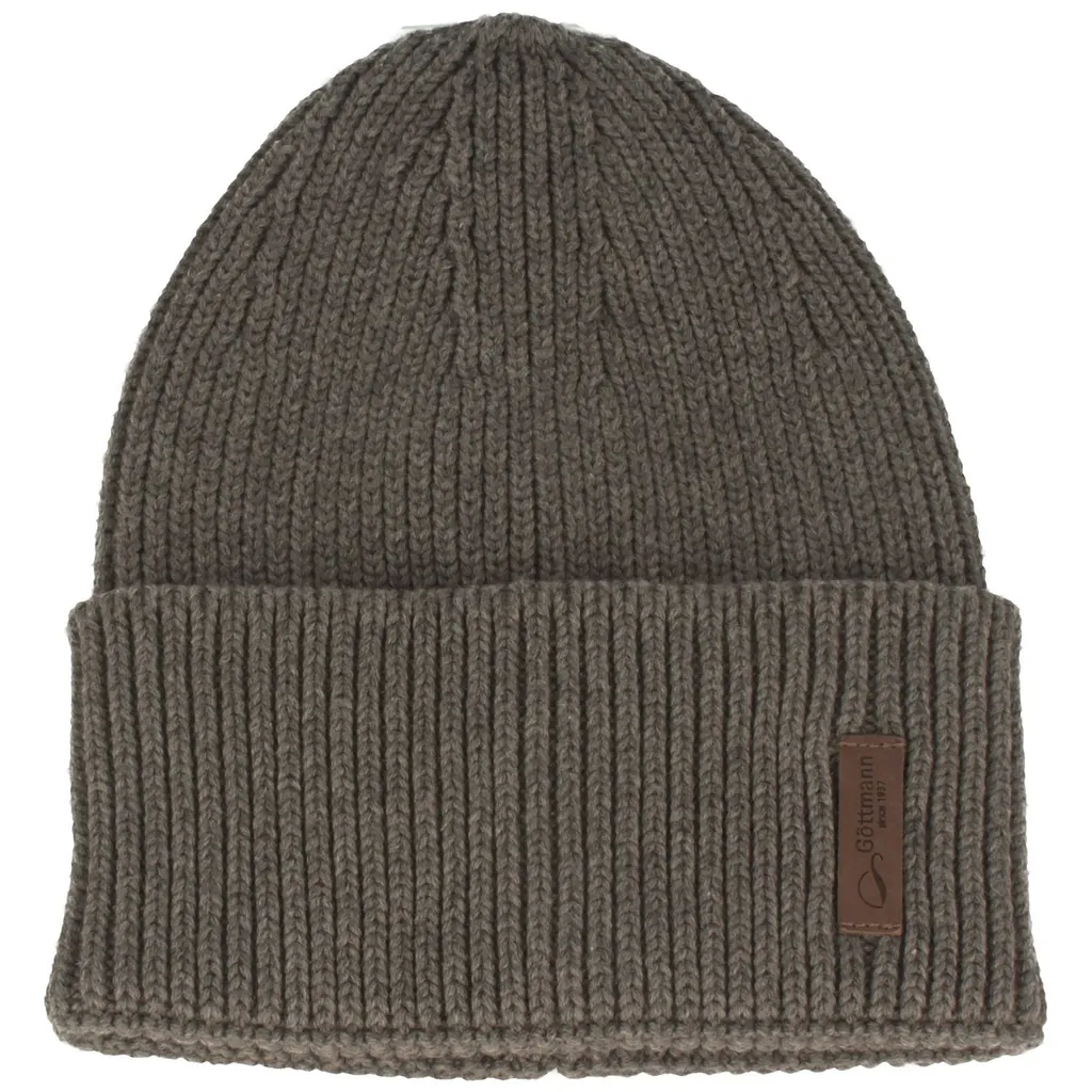 Bonnet tricoté léger Göttmann Mélange Coton Cachemire Douceur Premium