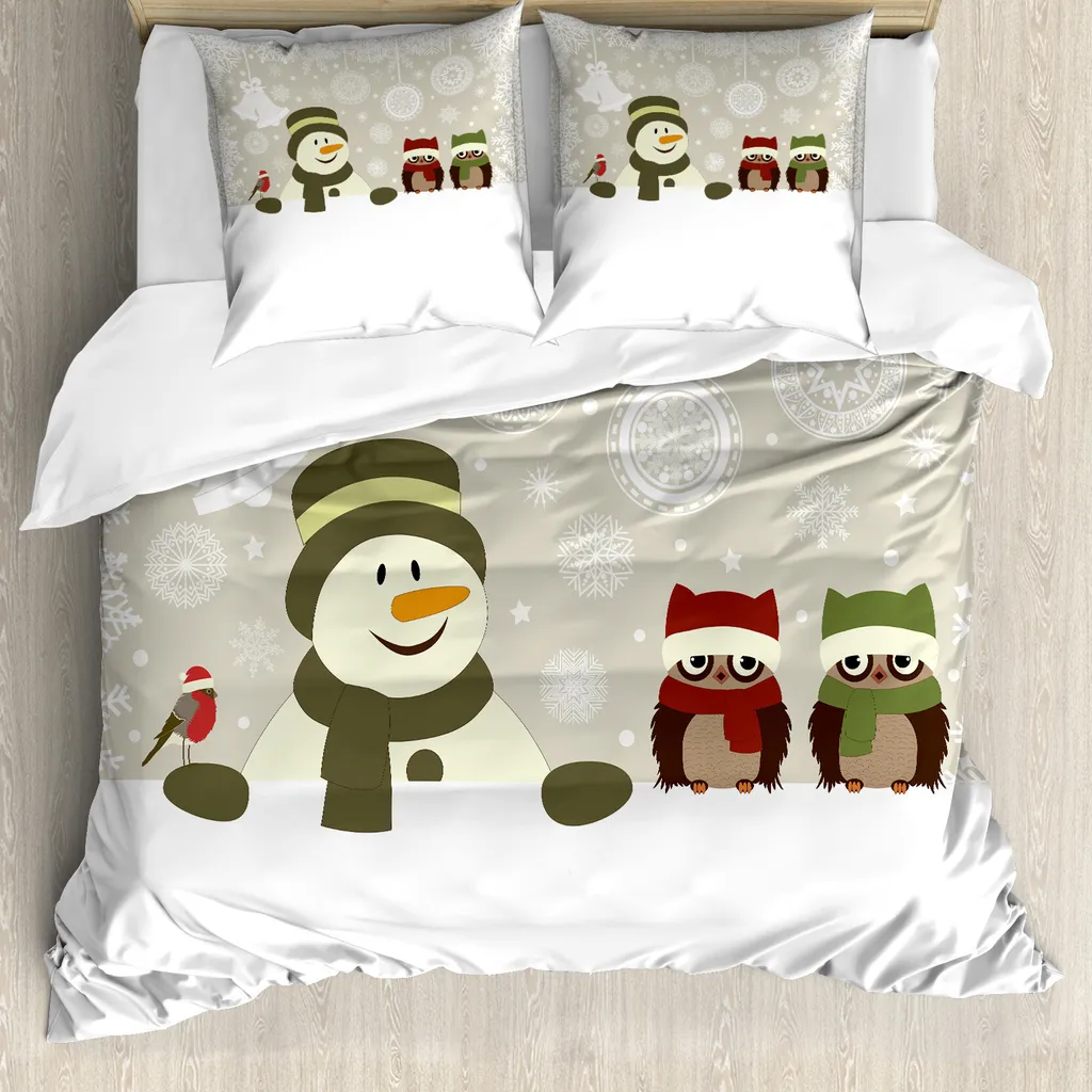 Abakuhaus Copripiumino Natale Fiocchi Neve - Eccellenza Tessile