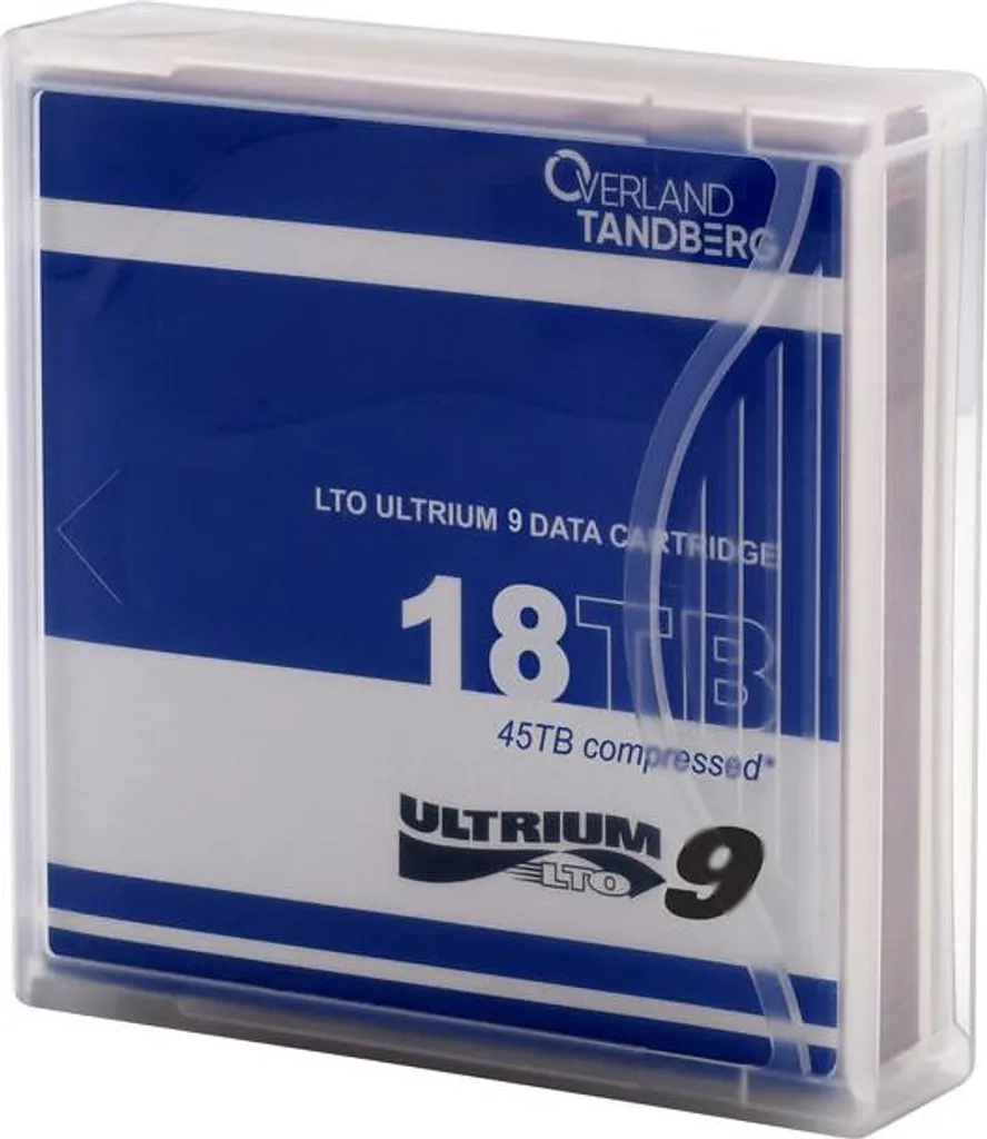 Cartouche LTO-9 haute capacité 45 To - Overland-Tandberg Ultrium