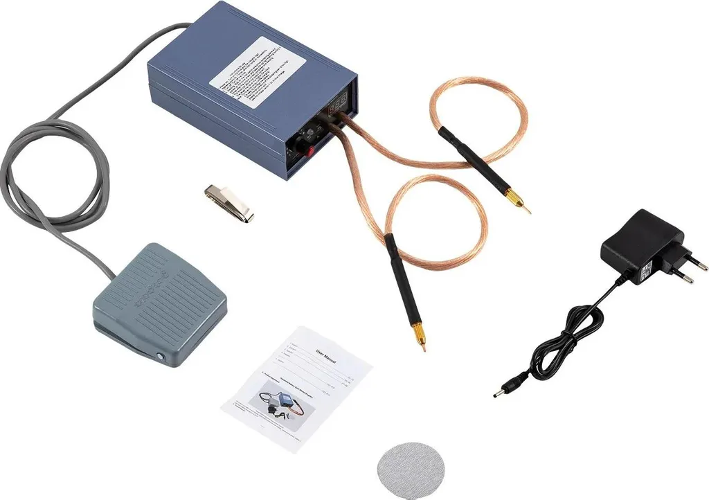 Saldatore a Punti per Batterie Litio 5000W Automatico 220V Grigio