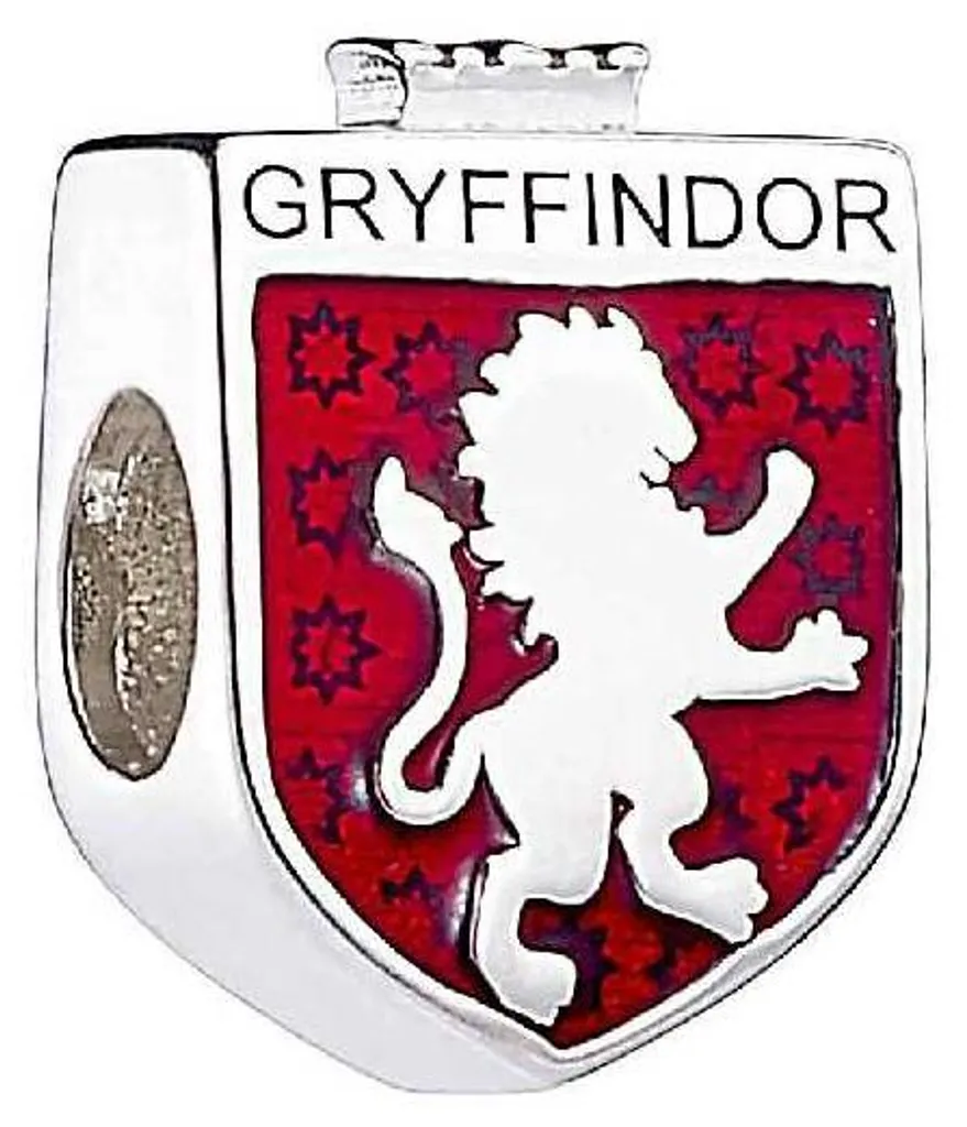 Perle Harry Potter Gryffondor argent pour personnaliser votre bracelet