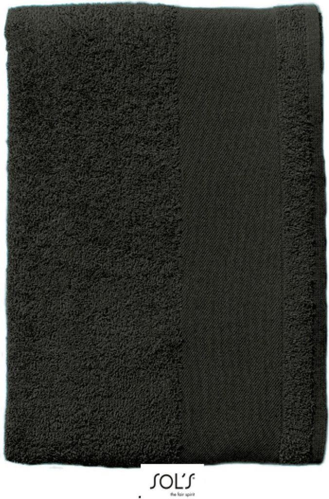 SOLs 89009 | Bath Sheet Bayside | 100 x 150 cm - Farbe: Dark Grey (Solid) - Größe: 100 x 150 cm