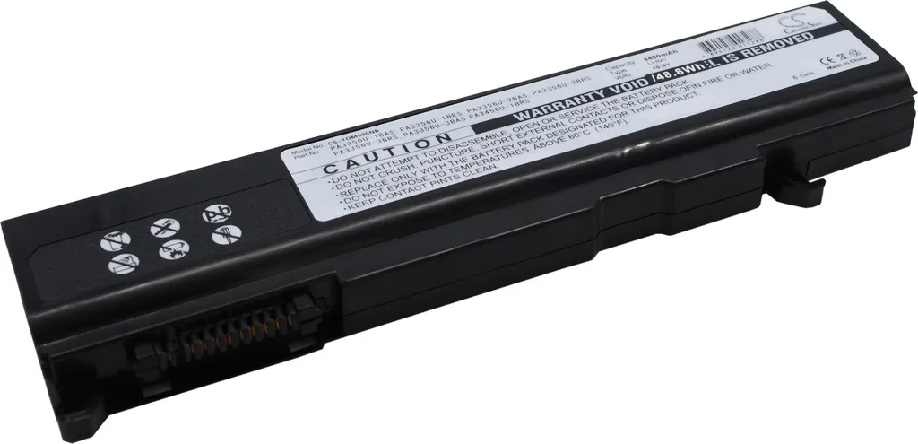 Batterie Techtek pour Toshiba Dynabook Qosmio F20 et F20/370LS2 Li-ion