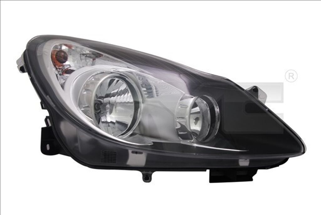 Scheinwerfer Rechts von TYC mit Glühlampe (20-1195-00-21) Scheinwerfer Beleuchtung Frontscheinwerfer