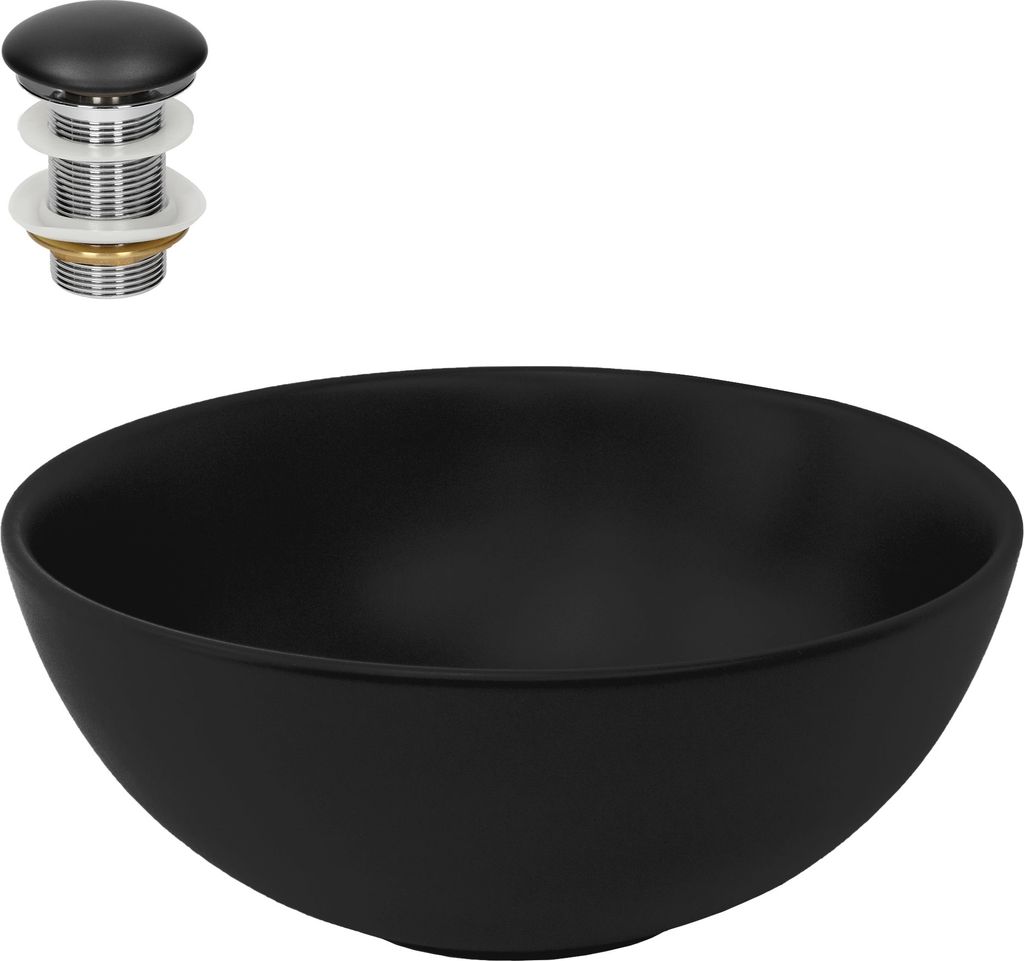 LuxeBath umyvadlo Umyvadlo na desku kulaté, Ø 32x13,5 cm, Obrázek produktu 